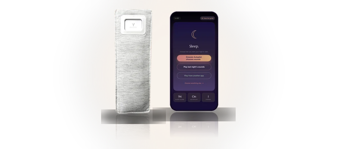 The Drowsie V3 speaker and the Drowsie app