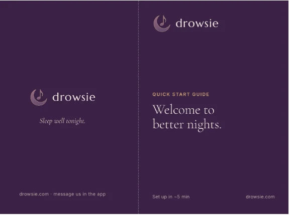 The Drowsie quick start guide