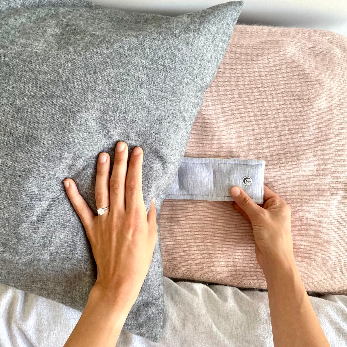 Placing Drowsie under pillow