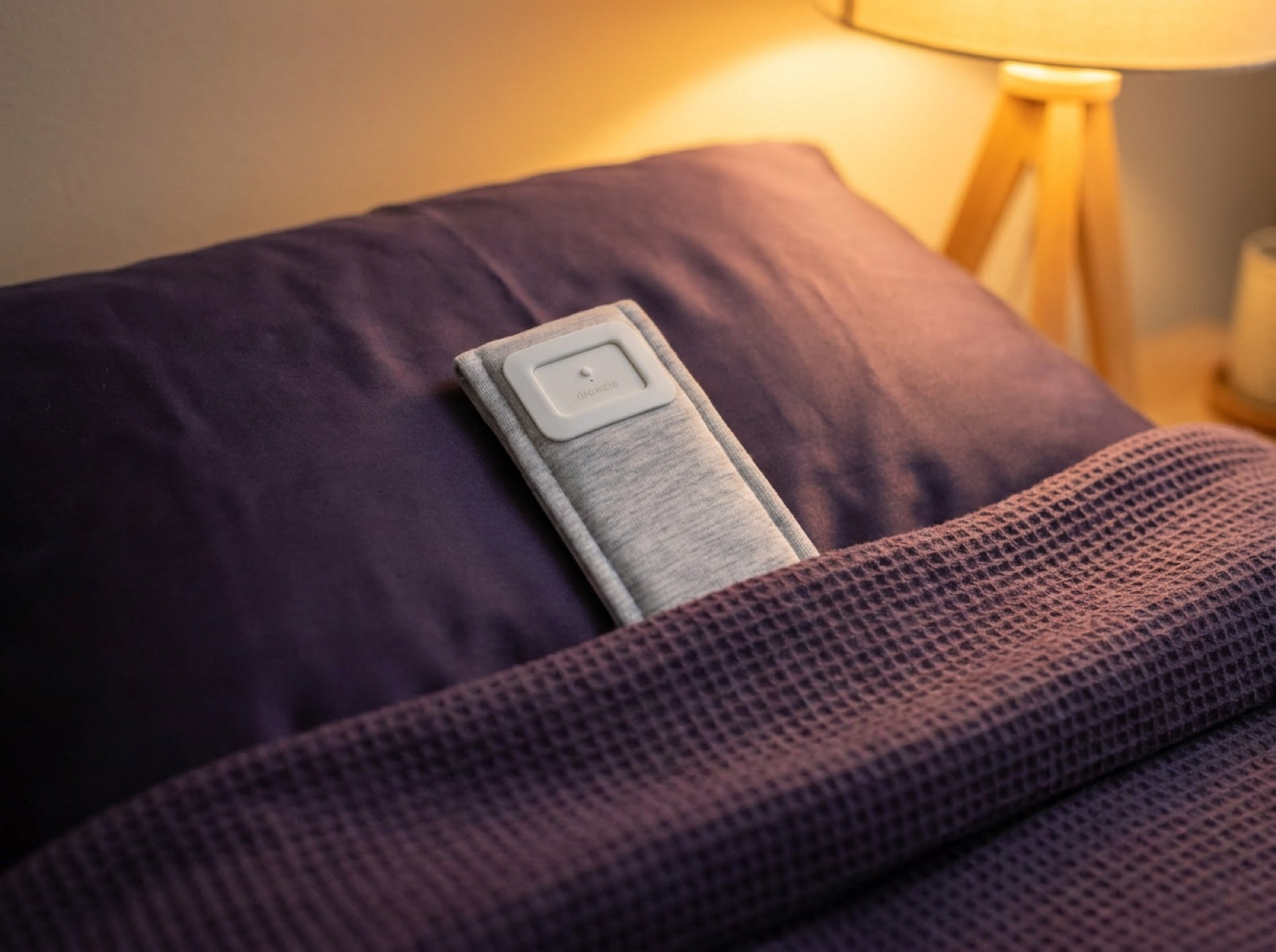 The Drowsie V3 under a pillow